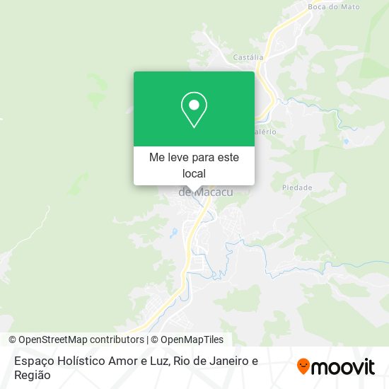 Espaço Holístico Amor e Luz mapa