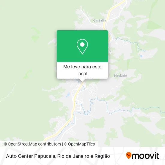 Auto Center Papucaia mapa