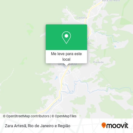 Zara Artesã mapa