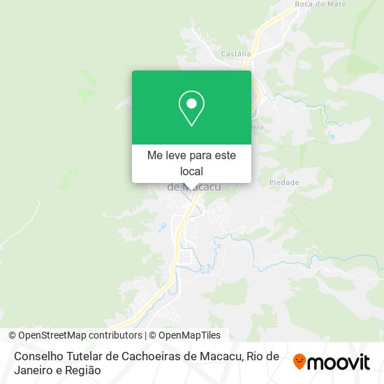 Conselho Tutelar de Cachoeiras de Macacu mapa