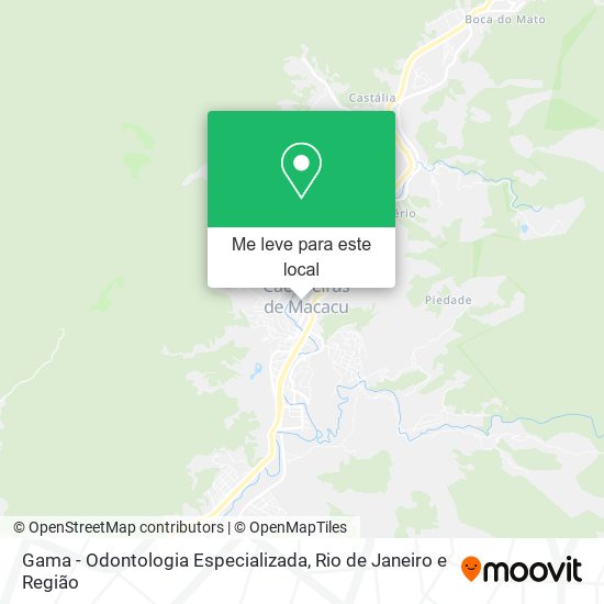 Gama - Odontologia Especializada mapa