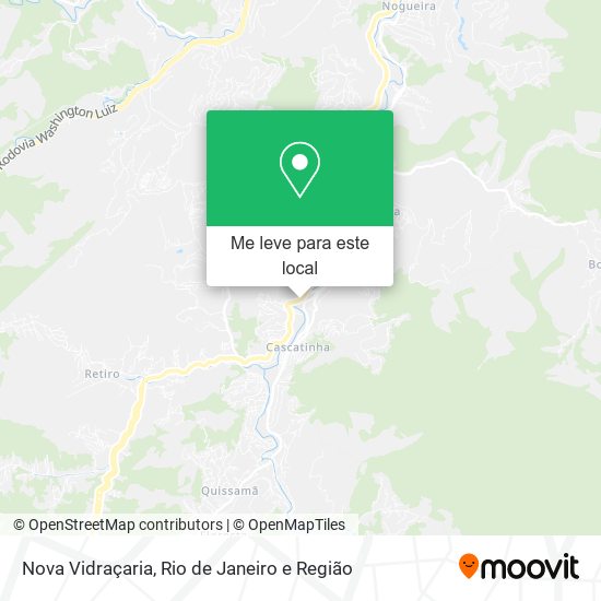 Nova Vidraçaria mapa