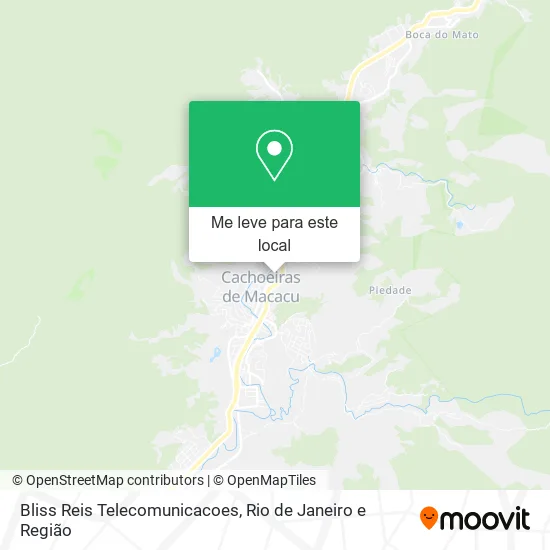 Bliss Reis Telecomunicacoes mapa