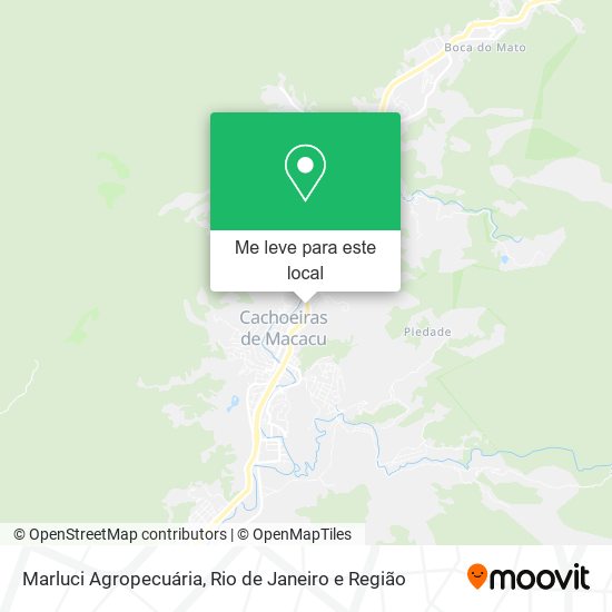 Marluci Agropecuária mapa