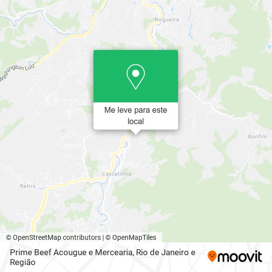 Prime Beef Acougue e Mercearia mapa