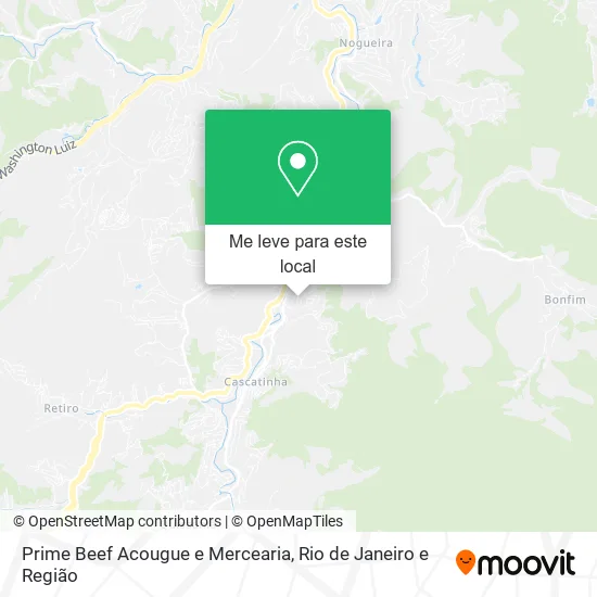 Prime Beef Acougue e Mercearia mapa