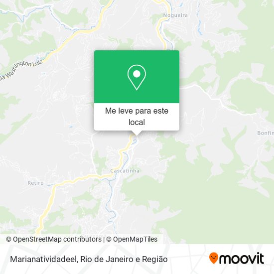 Marianatividadeel mapa
