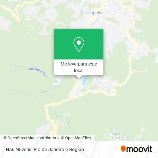 Nas Nuvens mapa