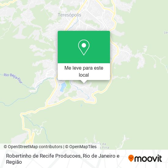 Robertinho de Recife Producoes mapa
