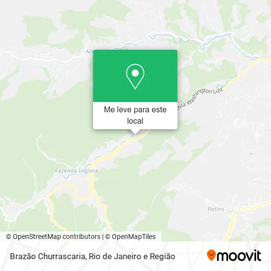 Brazão Churrascaria mapa