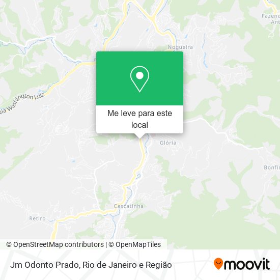 Jm Odonto Prado mapa