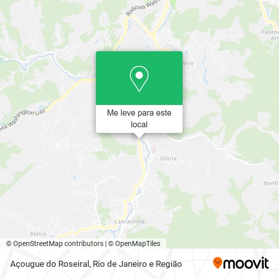 Açougue do Roseiral mapa
