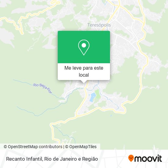 Recanto Infantil mapa
