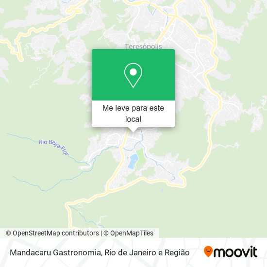 Mandacaru Gastronomia mapa