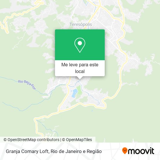 Granja Comary Loft mapa