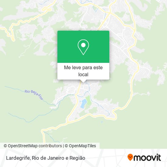 Lardegrife mapa