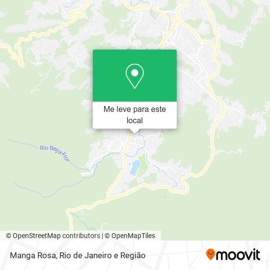 Manga Rosa mapa