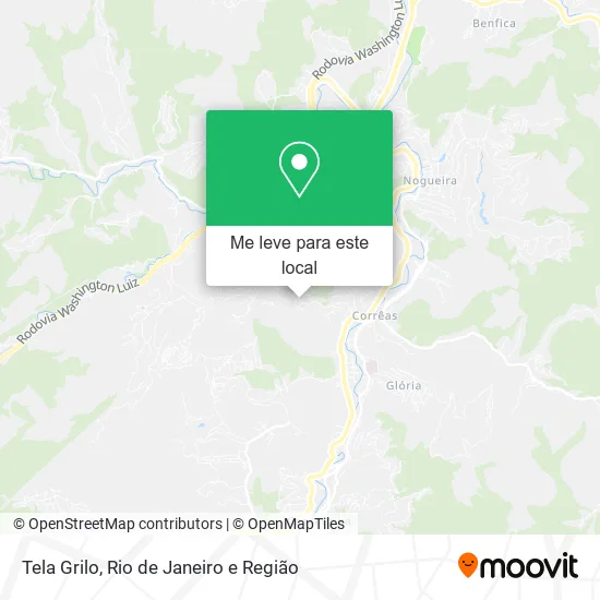 Tela Grilo mapa