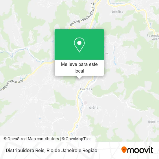 Distribuidora Reis mapa