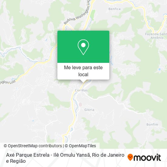 Axé Parque Estrela - Ilê Omulu Yansã mapa