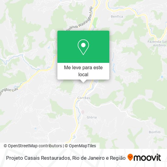 Projeto Casais Restaurados mapa