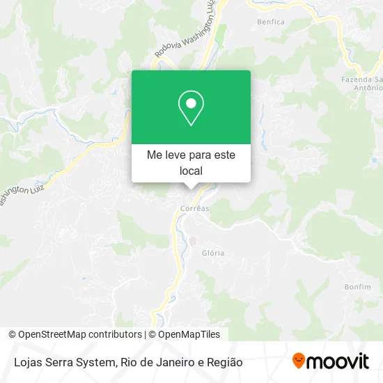 Lojas Serra System mapa