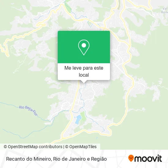 Recanto do Mineiro mapa