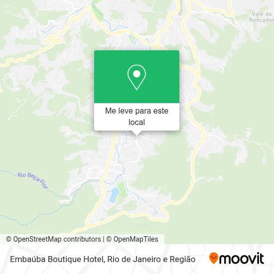 Embaúba Boutique Hotel mapa