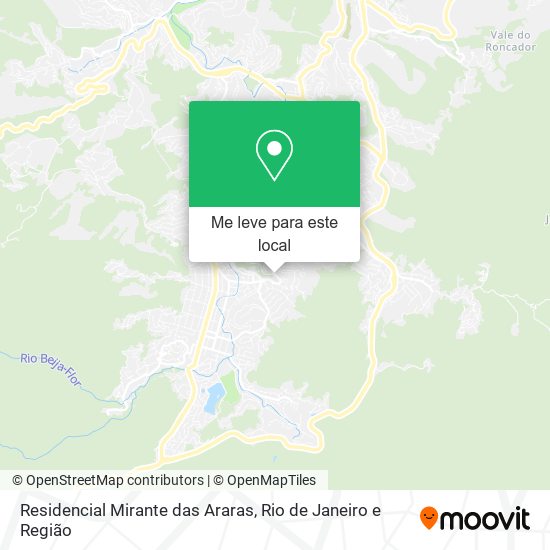 Residencial Mirante das Araras mapa
