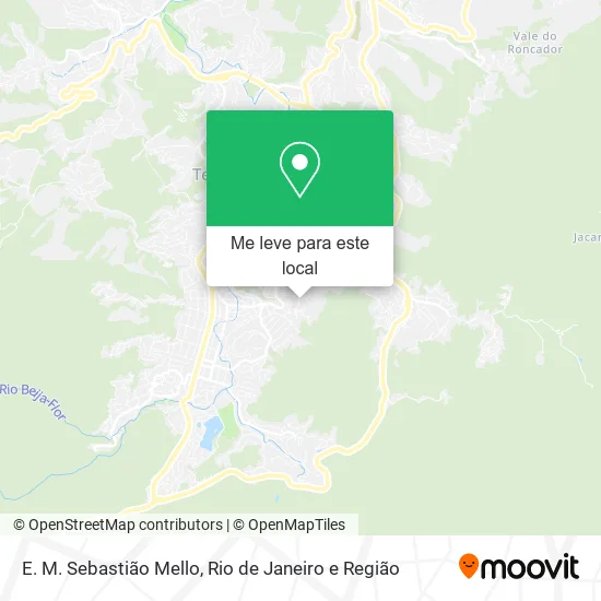 E. M. Sebastião Mello mapa