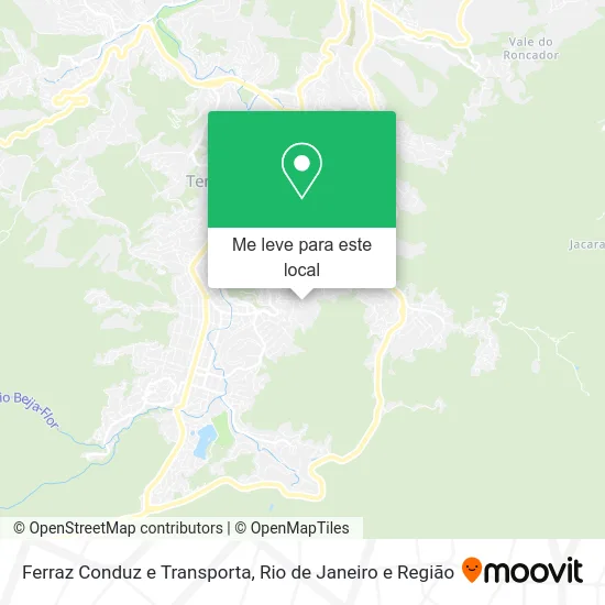 Ferraz Conduz e Transporta mapa