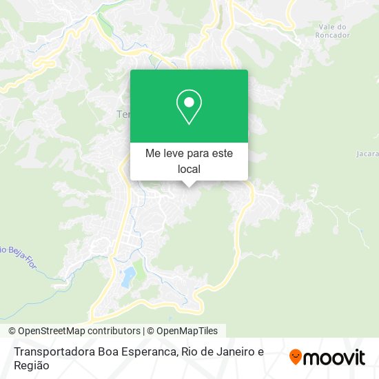 Transportadora Boa Esperanca mapa