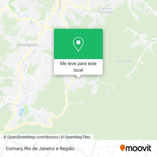 Comary mapa