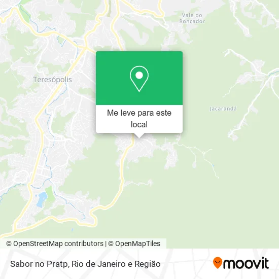 Sabor no Pratp mapa