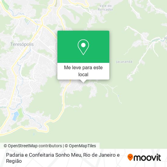 Padaria e Confeitaria Sonho Meu mapa