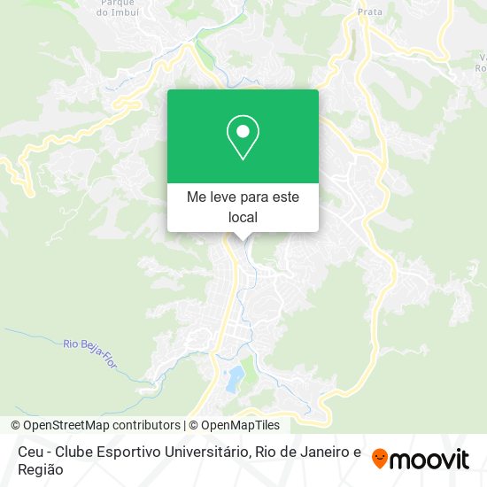 Ceu - Clube Esportivo Universitário mapa