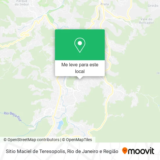 Sitio Maciel de Teresopolis mapa