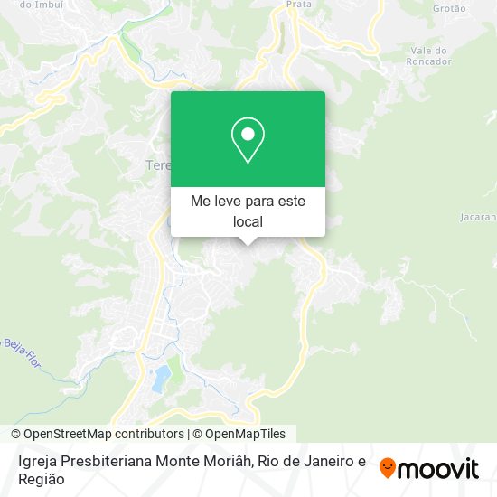 Igreja Presbiteriana Monte Moriâh mapa