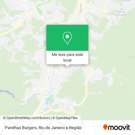Parelhas Burgers mapa