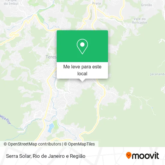 Serra Solar mapa