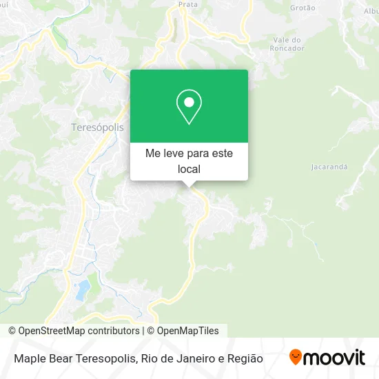Maple Bear Teresopolis mapa