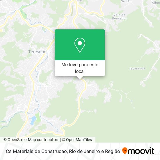 Cs Materiais de Construcao mapa