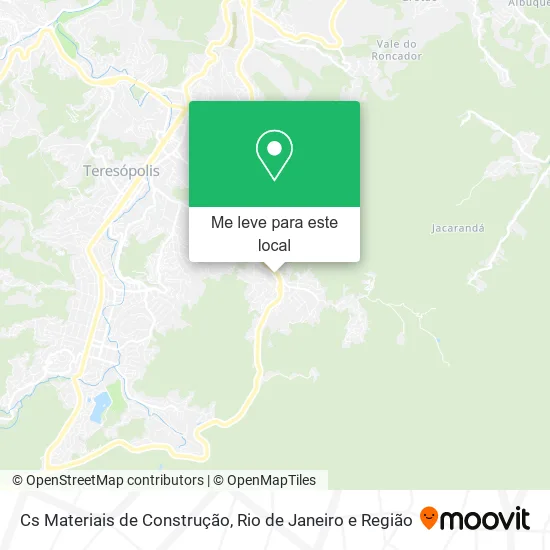 Cs Materiais de Construção mapa