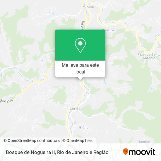 Bosque de Nogueira II mapa
