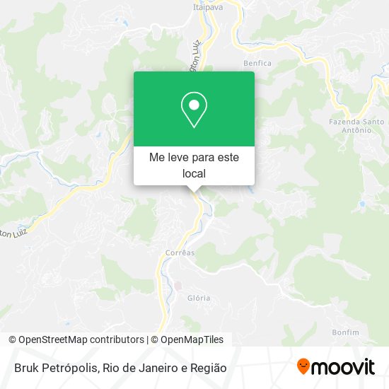 Bruk Petrópolis mapa
