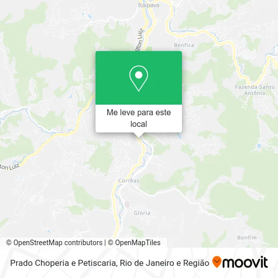 Prado Choperia e Petiscaria mapa