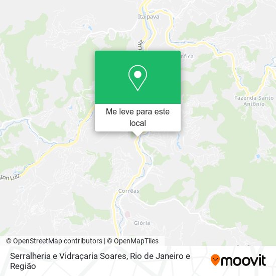 Serralheria e Vidraçaria Soares mapa