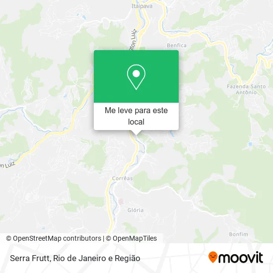 Serra Frutt mapa