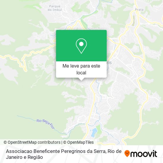 Associacao Beneficente Peregrinos da Serra mapa