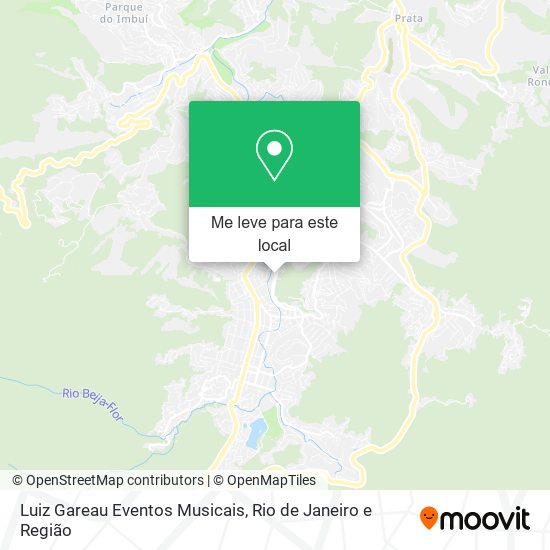 Luiz Gareau Eventos Musicais mapa